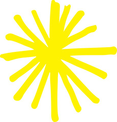 star icon hand draw sign symbol design