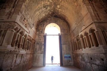 Inside the Umayyad palace at Amman Citadel, Amman, Jordan