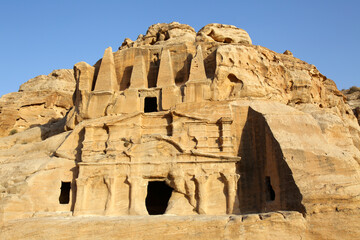 The Obelisk tomb, Petra, Jordan