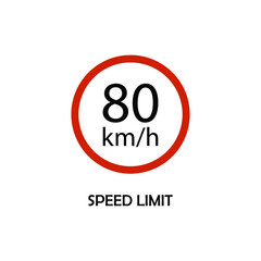 speed limit, icon, sign, illustration, black, highway, graphic, traffic