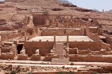 The Great Temple with Lower Temenos, Petra, Jordan