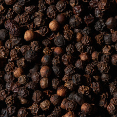 Full Bleed Macro Black Peppercorns