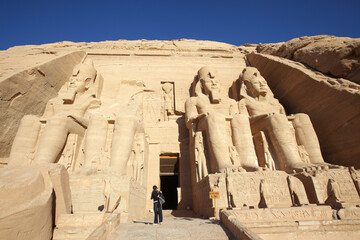Abu Simbel temple of Ramesses II, Aswan, Egypt