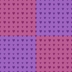 Seamless valentines pattern with hearts for postcard and gifts and cards 