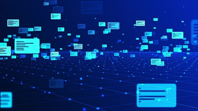 4K Social Media And Network - Loopable