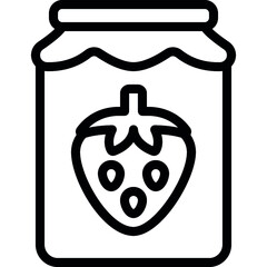Strawberry Jam Icon