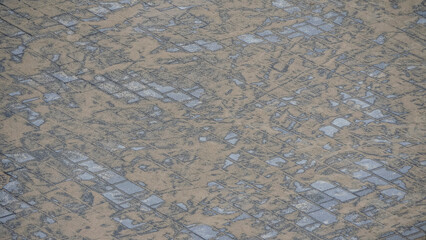 Neu gepflasterter Hof