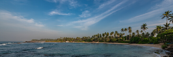 Panorama of the Indian Ocean lagoon