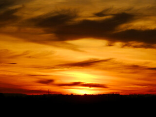 Obraz premium Sunrise Sky