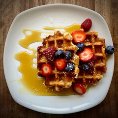 Berry Waffles