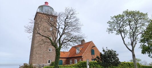 Eckiger Leuchtturm auf Bornholm