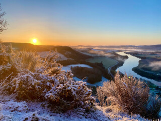 Winter Sunrise, Kinnoull Hill, Scotland