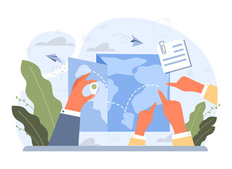 One against all concept. One character standing out of the crowd