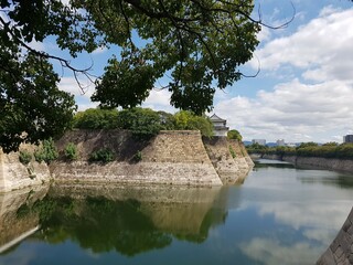 Fototapeta na wymiar Osaka-jo Castle Japan