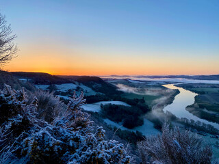 Sunrise from Kinnoull Hill, Scotland