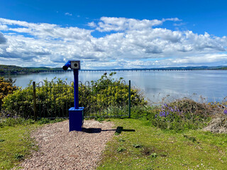 Looking out to the River Tay, Dundee, Scotland