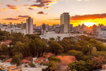 View of Belo Horizonte City. Belo Horizonte, Minas Gerais, Brazil.
