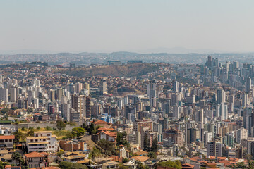 Obraz premium Urban landscape of Belo Horizonte, Minas Gerais, Brazil.