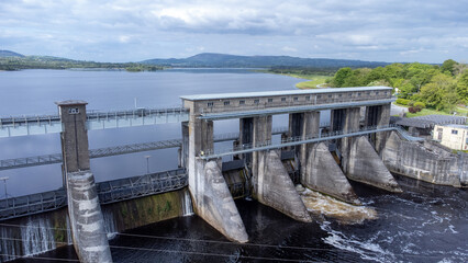water dam in O'Brien's Bridge