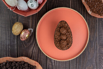 Easter - Easter egg filled with Belgian chocolate