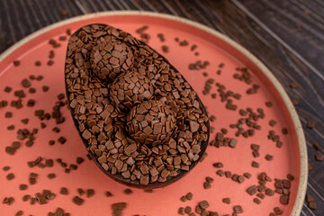 Easter - Easter egg filled with Belgian chocolate