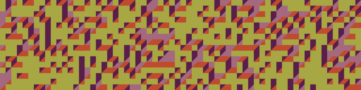 Implementation of Edward Zajec&rsquo;s &ldquo;Il Cubo&rdquo; from 1971. Essentially a Truchet tile set of 8 tiles and rules for placement art illustration