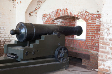 Old Canon in a brick fort