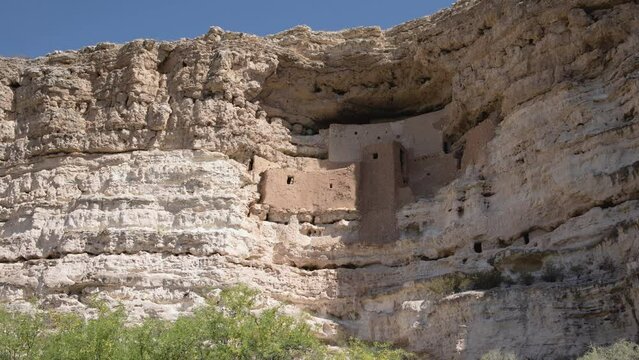Montezuma Castle Sunrise Wide Angle Timelapse
