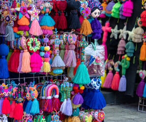 Colourful Fabric Handcrafts in Mexico