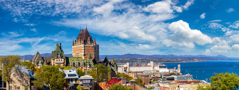 Poster Frontenac Castle in Quebec City