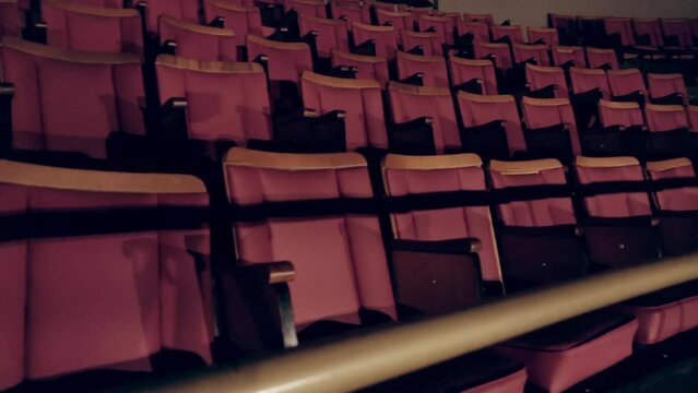 empty seats in a theater