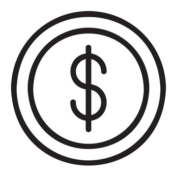 coin outline icon