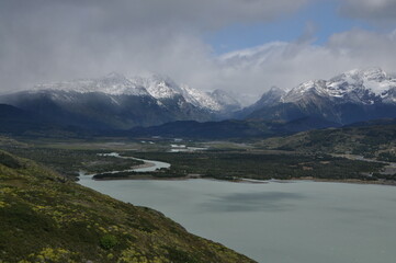 Fototapeta na wymiar Paisajes Torres del Paine, Patagonia