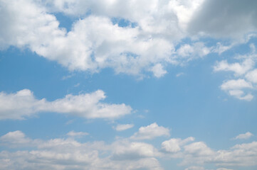 blue sky background with white cloud