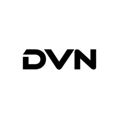 DVN letter logo design with white background in illustrator, vector logo modern alphabet font overlap style. calligraphy designs for logo, Poster, Invitation, etc.
