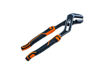 Fototapeta premium Adjustable water pump pliers isolated on a white background