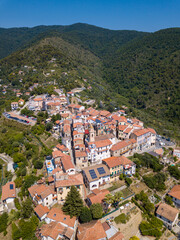 Fototapeta na wymiar View of Principality of Seborga, Liguria, Italy