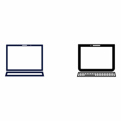 Laptop computer icon Template