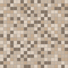 Vector graphic of ceramic floor and wall tiles. Geometric mosaic texture. Square tiles seamless pattern. mosaic bathroom or kitchen tile wall. Ceramic tiled floor or swimming pool. vector eps10.