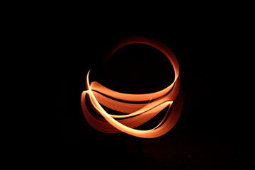 VISION lightpainting background stream of light