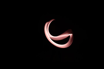 VISION lightpainting background loop of light