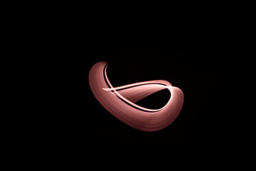VISION lightpainting background loop of light