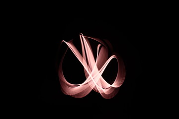 VISION lightpainting background loop of light