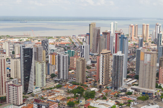 Skyline of Bel&eacute;m City, Par&aacute;, Amazon, Brazil.