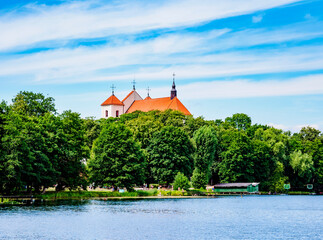 Obraz premium St. Virgin Mary Church, Trakai, Lithuania