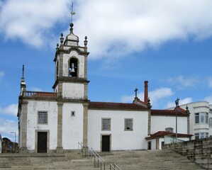 Fototapeta na wymiar Igreja Matriz in Santo Tirso, Norte - Portugal 