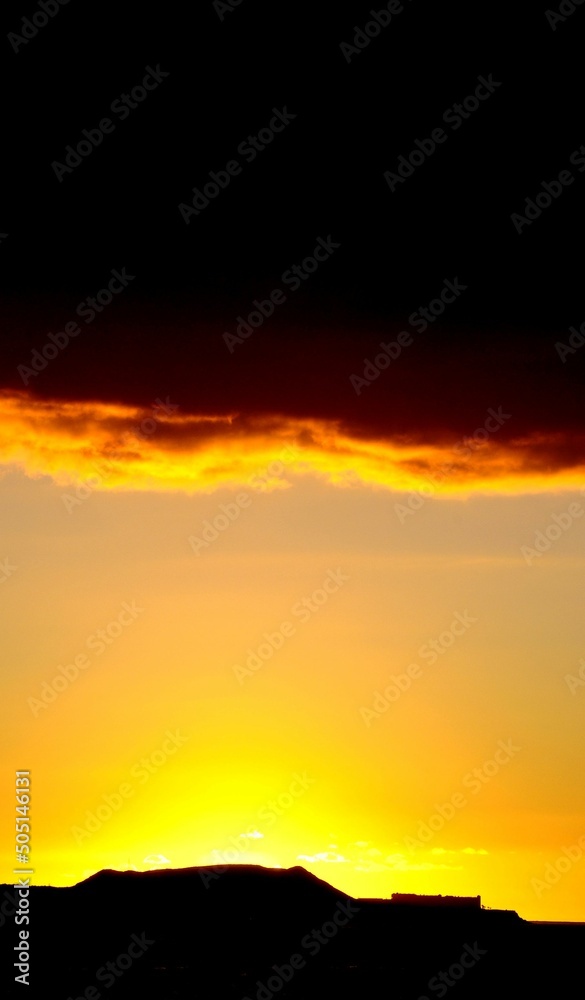 Wall mural Colored Clouds at Sunset