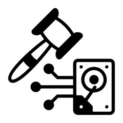 Freedom of Information Act vector icon design, Lawyer and Legal System symbol, Different Fields of Law Sign, Advocate and attorney stock illustration, Electronic discovery Concept