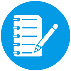 Fototapeta premium Notepad Icon Design