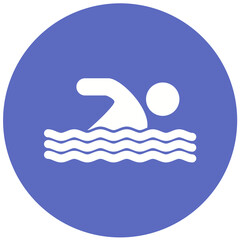 Swimmer Icon Design